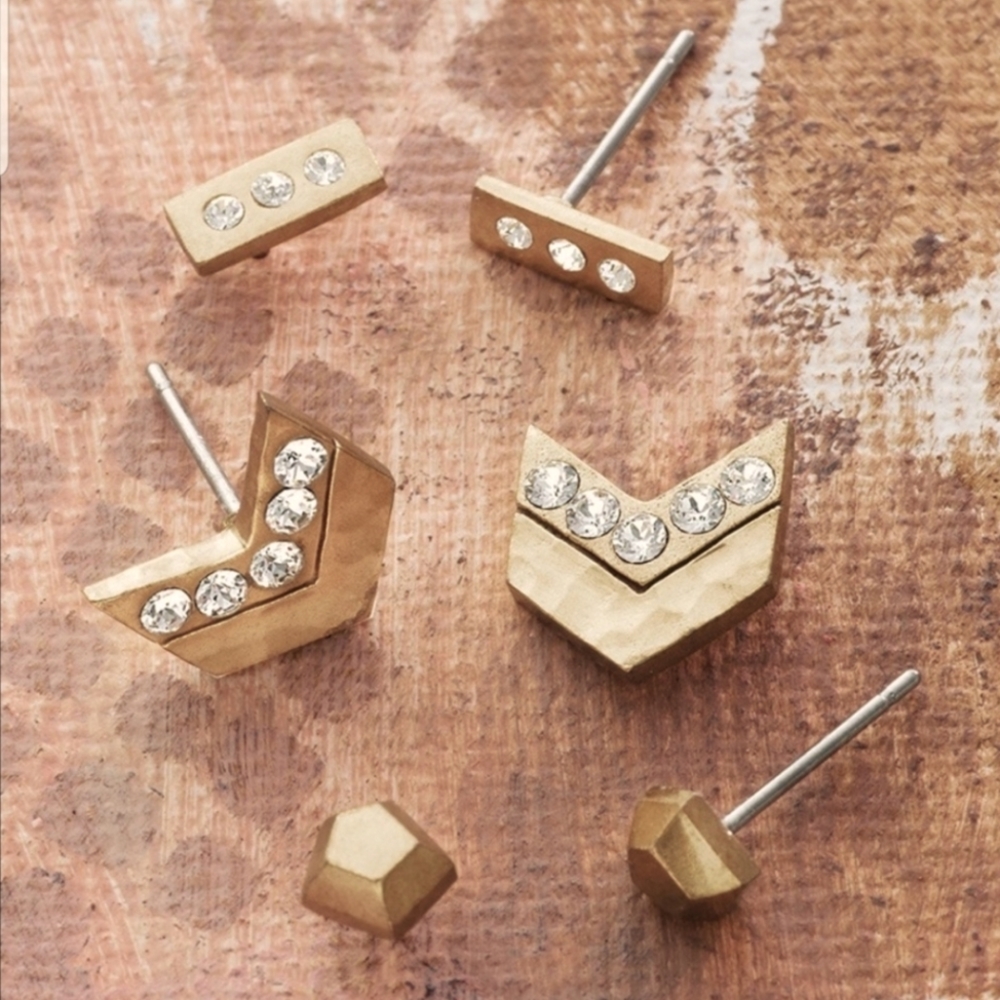 💥Silpada Glitzy Bits Earring Set KRP0051 New Never Worn Rare KR